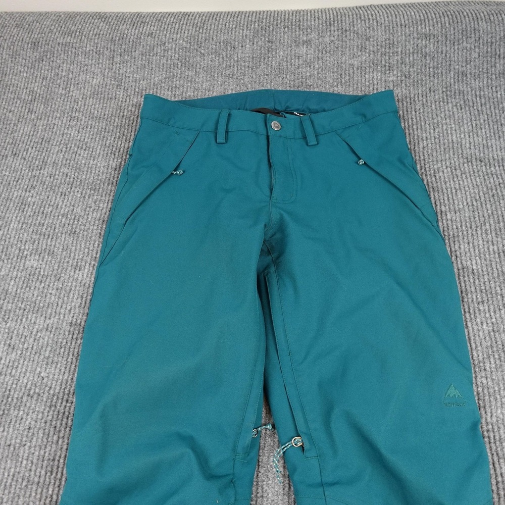 Burton Snow Pants Womens Medium Green Living Lining ThermacoreECO Ski Snowboard - Picture 4 of 11